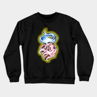 "Sacred Heart Wave" Crewneck Sweatshirt